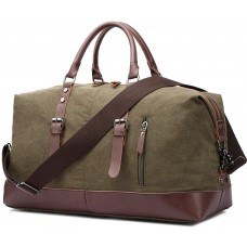 Oversized Canvas Weekender Bag