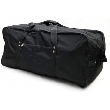 Heavy Duty Cargo Duffel Large Bag (32" x 14" x 14", Black)