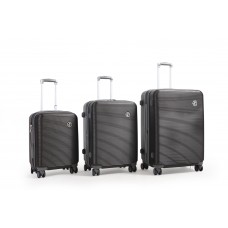 28+24+20inch ABS luggage 3pcs per in gray color